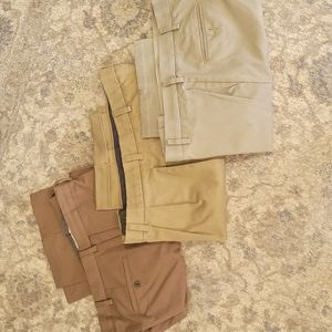 Men's Khaki Pants, Lot of 3.